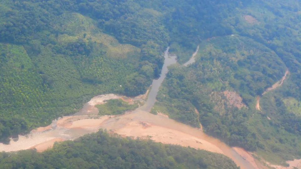 The Caquetá River in Putumayo. Photo. @Barbara Schröter