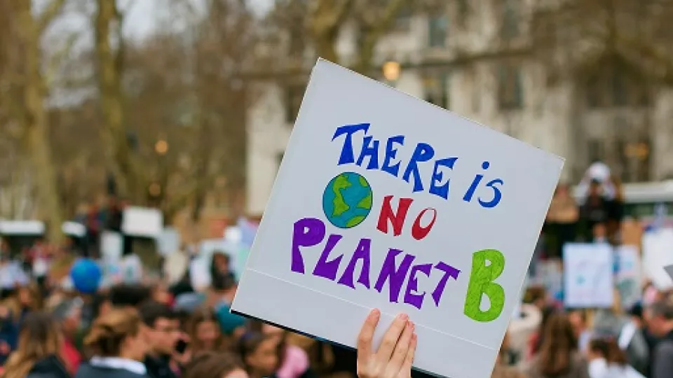 Climate demonstration in London. Photo: Pixabay.