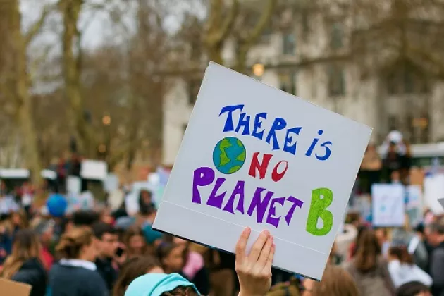 Climate demonstration in London. Photo: Pixabay.