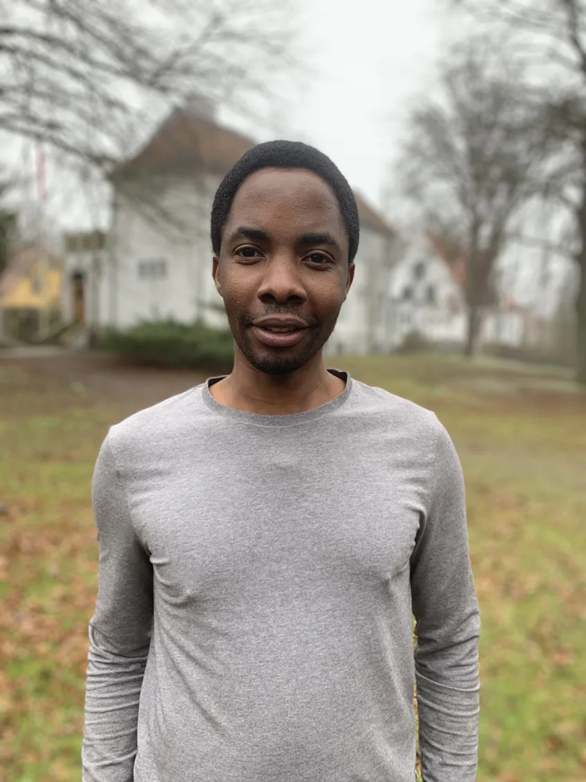 A man pictured outside, Ronald. Photo.