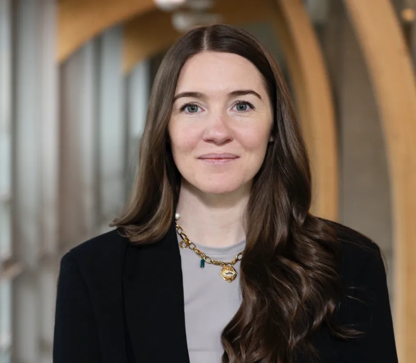 A woman, Cecilia Jaques. Photo.