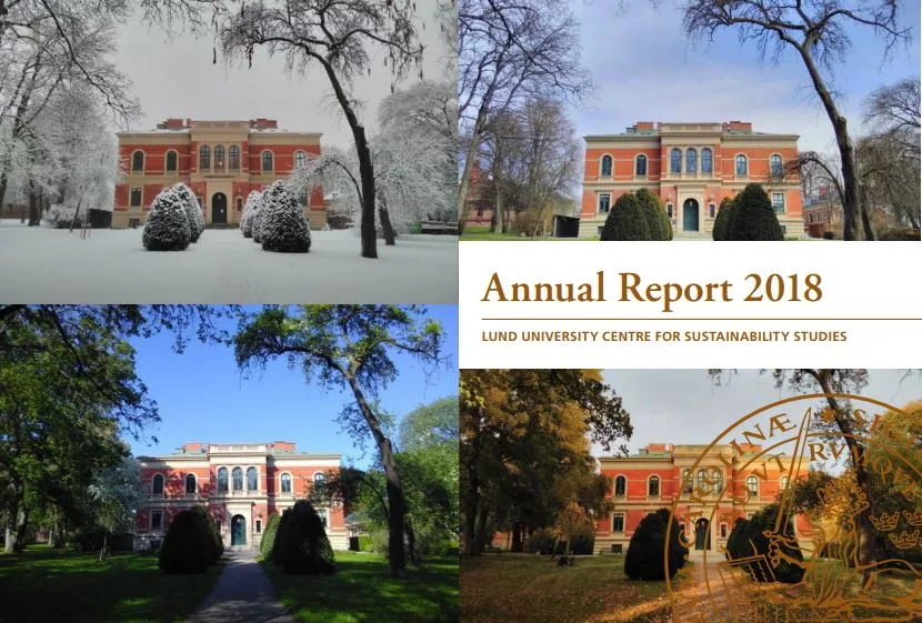 Annual report front page
