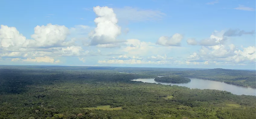 The Caquetá River in the Colombian Amazon